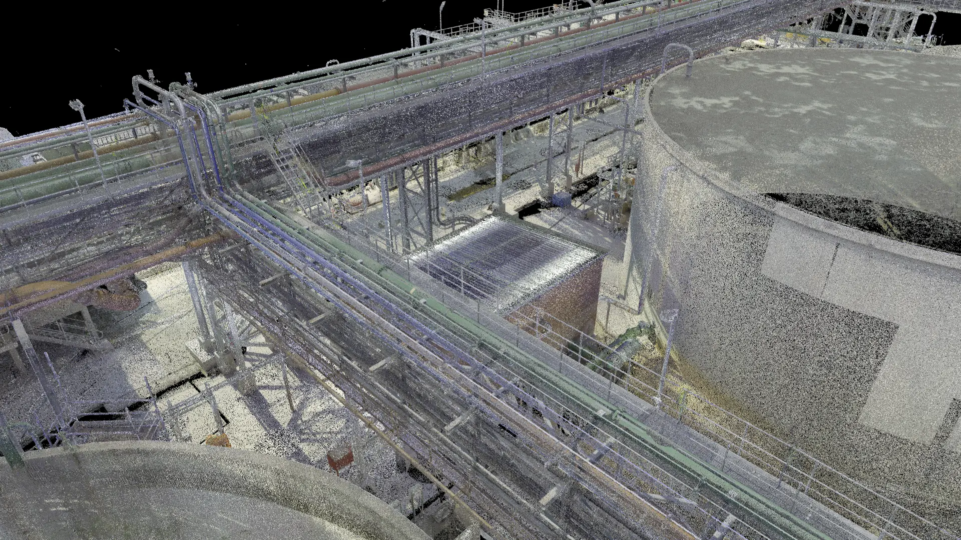 point cloud of the same site